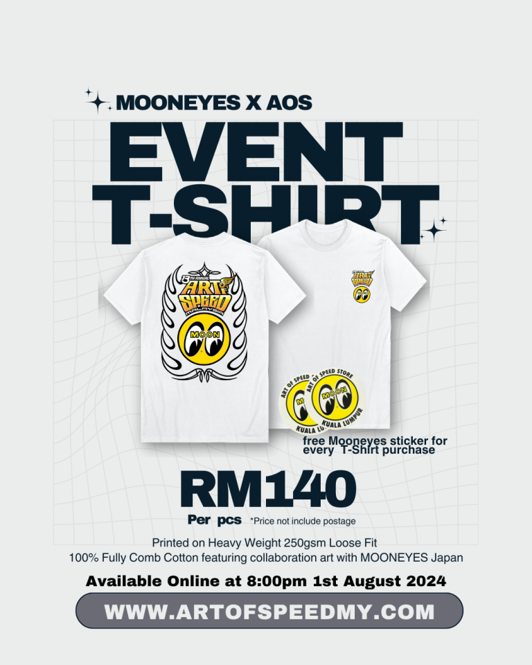 MOONEYES x AOS Event T-Shirt