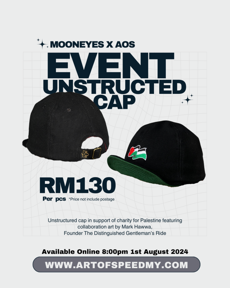 MOONEYES x AOS Event Unstructed Cap