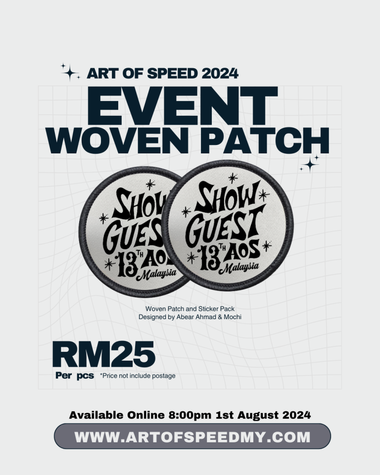 Art Of Speed 2024 Event Woven Patch