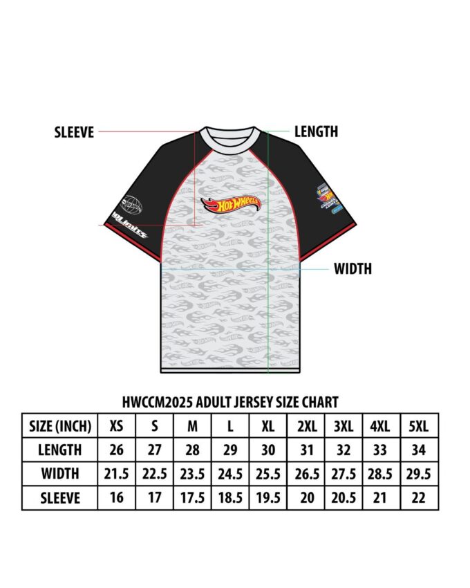 Pre-Order - HWCCM2025 ADULT JERSEY - Image 2