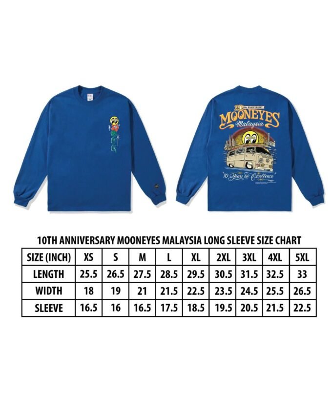 Pre-Order - 10TH ANNIVERSARY MOONEYES MALAYSIA LONG SLEEVE - Image 2